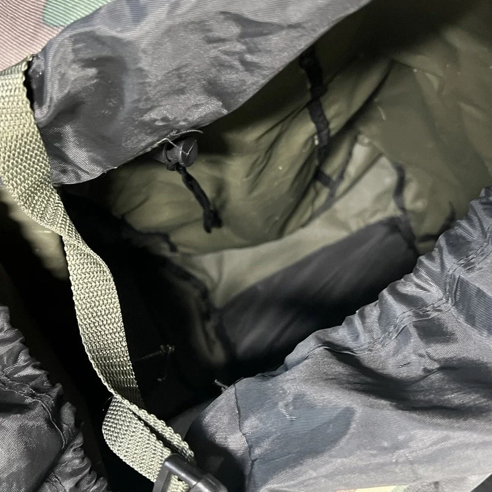 Vintage Camo Backpack Framed Outdoor Hunting Hiking Rucksack Woodland Camoflauge